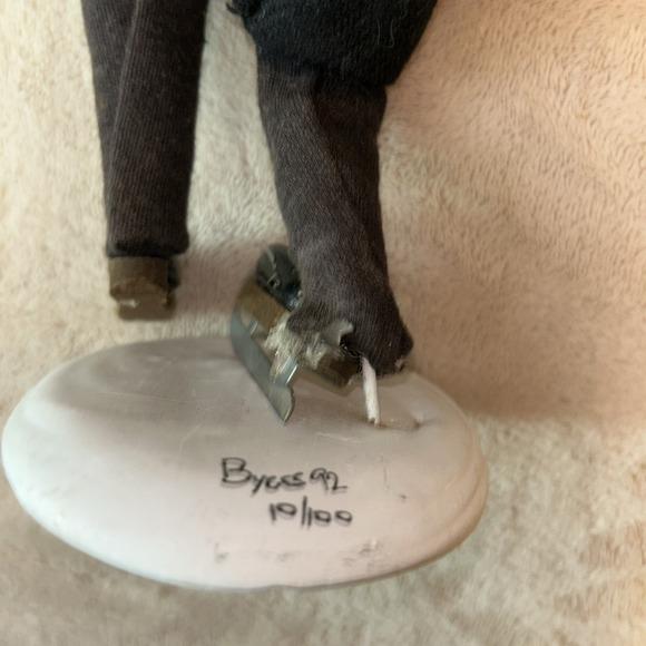 Byers Choice Carolers  1991 Skaters Man Skater Limited Edition 10/100  12" Read - Picture 11 of 13